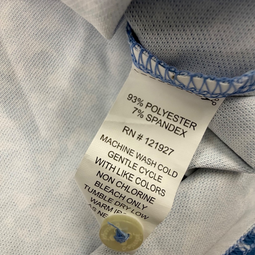 Johnnie-O Mens Prep-Formance Polo Shirt Liberty Blue Scroll Print JMPO461 Large - Picture 8 of 10